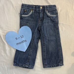 Mexx - 9-12 months - Durable soft cotton denim style pull on jeans.